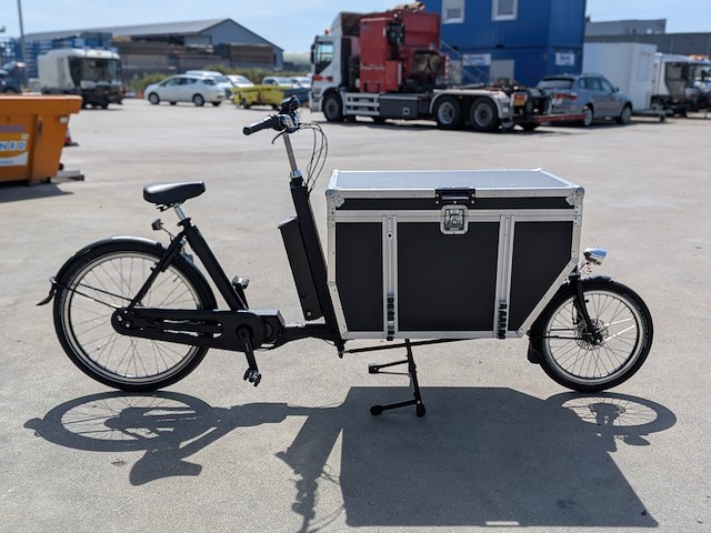 Elektrische bakfiets, met shimano steps e-bike aandrijving - afbeelding 23 van  26