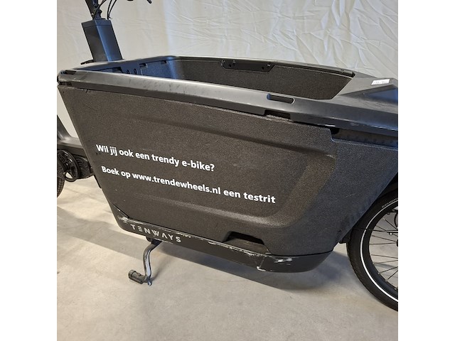 Elektrische bakfiets, tenways, cargo one, zwart - afbeelding 25 van  27