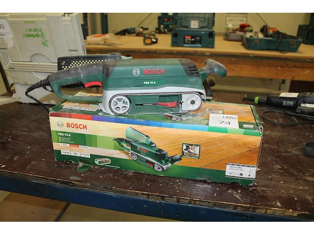 Elektrische bandschuurmachine bosch pbs75a. - afbeelding 1 van  2