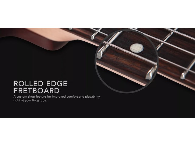 Elektrische basgitaar sire/marcus miller, v3+4/bks 2nd gen, satin black - afbeelding 2 van  2