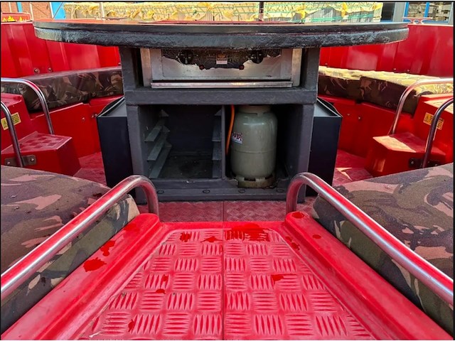 Elektrische bbq boot | 12 personen - afbeelding 7 van  10