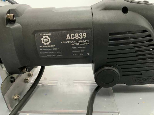 Elektrische betonzaag, uf equipment, ac 839, 2026 - afbeelding 11 van  17