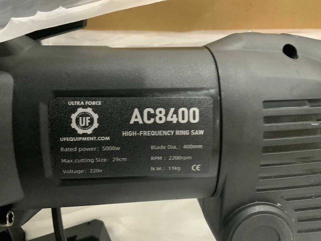 Elektrische betonzaag, uf equipment, ac8400, 2026 - afbeelding 20 van  20