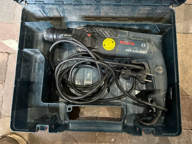 Elektrische boorhamer, bosch, gbh 2-24 dfr, blauw/zwart - afbeelding 2 van  3