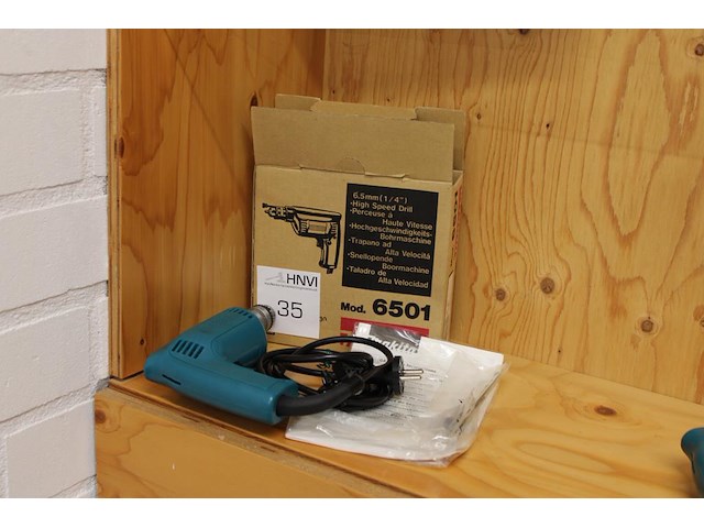 Elektrische boormachine makita 6501. nieuw in doos. - afbeelding 1 van  3