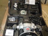 Elektrische bovenfreesmachine trend tool t7e met accessoires in kunststof koffer. - afbeelding 2 van  4