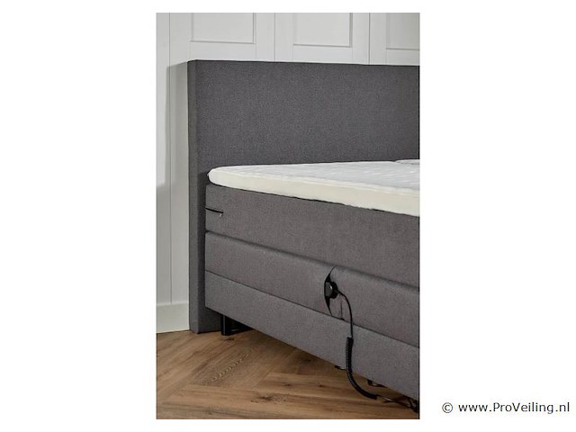 Elektrische boxspring serie verona, afmeting 140 x 200, antraciet - afbeelding 5 van  6