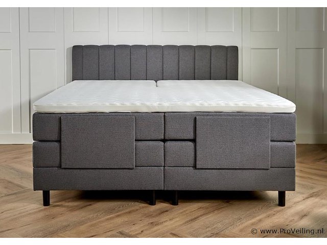 Elektrische boxspring serie vienna, afmeting 180 x 200, antraciet - afbeelding 3 van  6