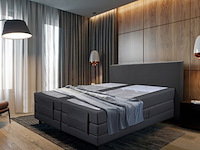 Elektrische boxspringcombinatie, m-ray, sense exclusief, antraciet