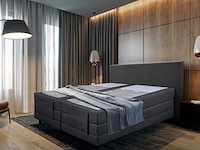Elektrische boxspringcombinatie, m-ray, sense exclusief, antraciet