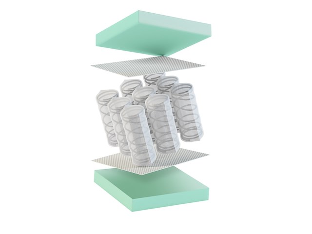 Elektrische boxspringcombinatie, m-ray, sense exclusief, beige - afbeelding 5 van  6