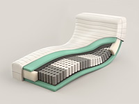 Elektrische boxspringcombinatie, m-ray, sense exclusief, grijs - afbeelding 5 van  6