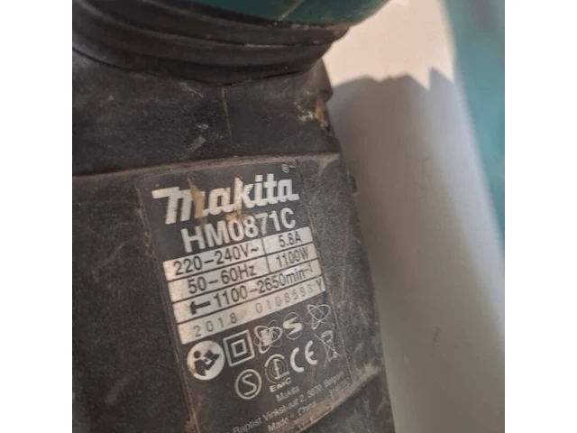 Elektrische breekhamer, makita, hm0871c, 2018 - afbeelding 4 van  6