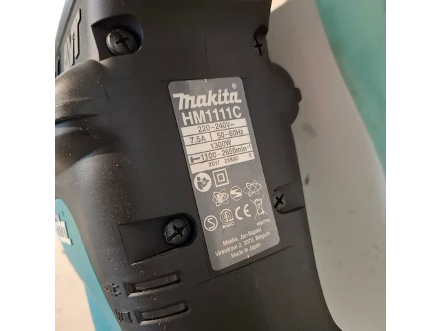 Elektrische breekhamer, makita, hm1111c, 2017 - afbeelding 4 van  5