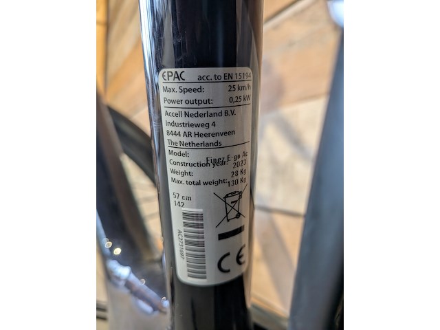 Elektrische damesfiets, batavus, finez e-go active, 2023 - afbeelding 6 van  15