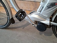 Elektrische damesfiets, flyer, c5, grijs / chroom - afbeelding 3 van  15