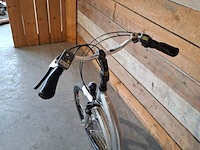 Elektrische damesfiets, flyer, c5, grijs / chroom - afbeelding 5 van  15