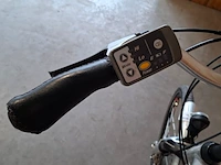 Elektrische damesfiets, flyer, c5, grijs / chroom - afbeelding 7 van  15