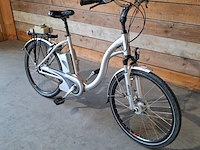 Elektrische damesfiets, flyer, c5, grijs / chroom - afbeelding 8 van  15