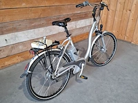 Elektrische damesfiets, flyer, c5, grijs / chroom - afbeelding 9 van  15