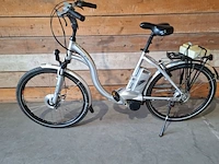 Elektrische damesfiets, flyer, c5, grijs / chroom - afbeelding 11 van  15