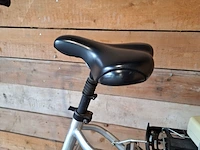 Elektrische damesfiets, flyer, c5, grijs / chroom - afbeelding 14 van  15