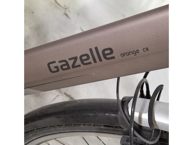 Elektrische damesfiets, gazelle, orange c8, 2017 - afbeelding 10 van  15