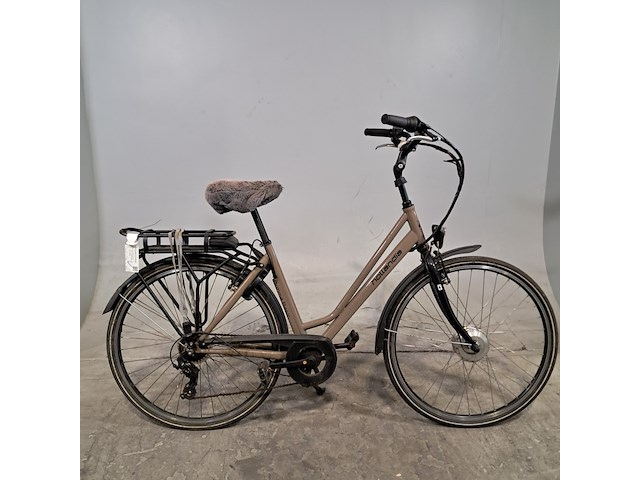 Elektrische damesfiets, hollandia, optima basic - afbeelding 1 van  13
