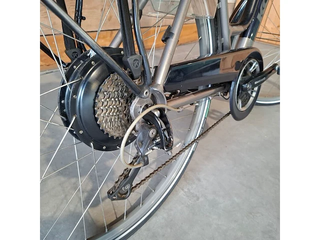 Elektrische damesfiets, koga, e-deluxe, blauw - afbeelding 10 van  14