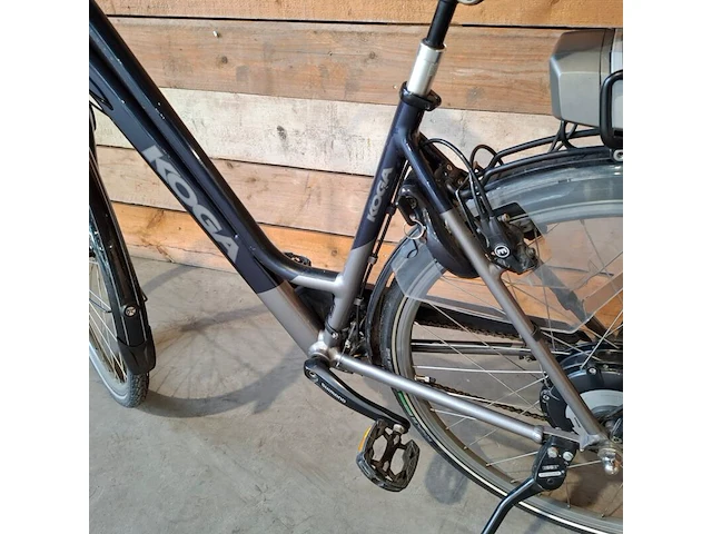 Elektrische damesfiets, koga, e-deluxe, blauw - afbeelding 14 van  14