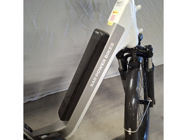Elektrische damesfiets, rad power bikes, radcity 5 plus, wit / zwart - afbeelding 22 van  23