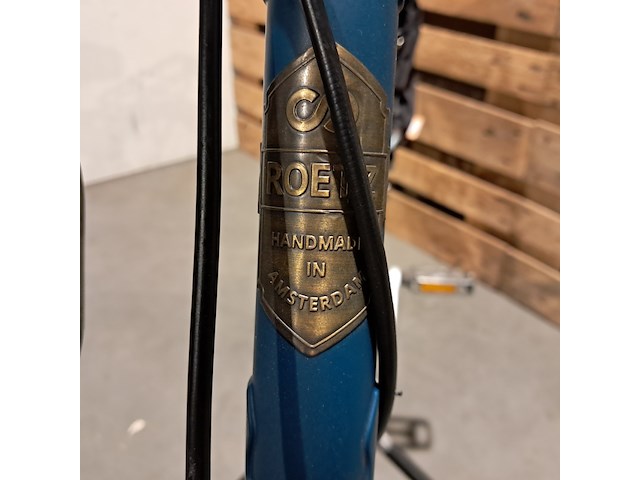 Elektrische damesfiets, roetz, blauw - afbeelding 10 van  18