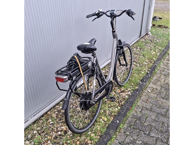 Elektrische damesfiets, sparta, r5e, grijs / chroom, 2018 - afbeelding 4 van  22