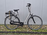 Elektrische damesfiets, sparta, r5e, grijs / chroom, 2018