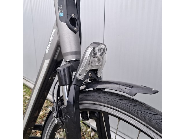 Elektrische damesfiets, sparta, r5e, grijs / chroom, 2018 - afbeelding 17 van  22
