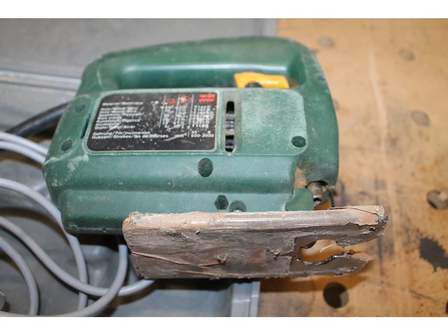 Elektrische decoupeerzaag bosch pst54pe in kunststof koffer. - afbeelding 2 van  2