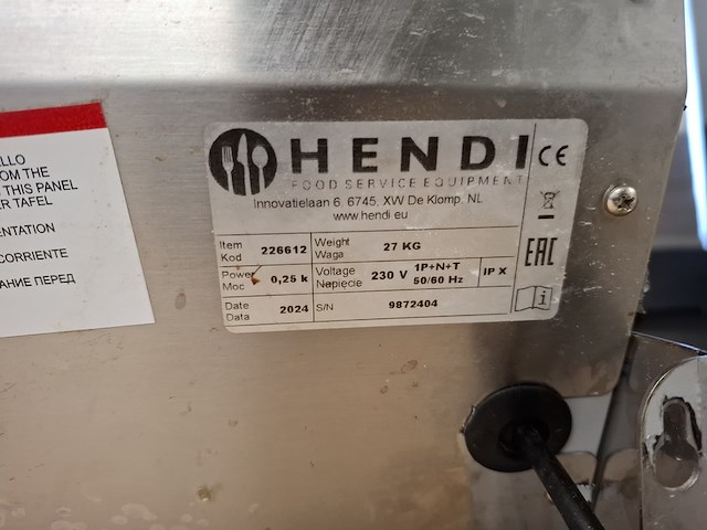 Elektrische deegroller, hendi, 2023 - afbeelding 8 van  8