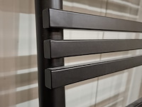 Elektrische designradiator antrax, pioli, mat zwart - afbeelding 3 van  5