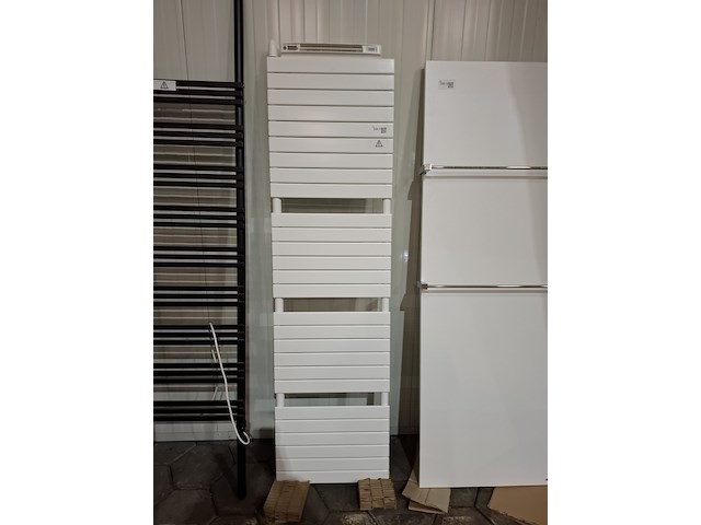 Elektrische designradiator vasco, aster, mat wit - afbeelding 2 van  6