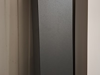 Elektrische designradiator vasco, beams, grijs metallic - afbeelding 2 van  5