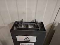 Elektrische designradiator vasco, beams, grijs metallic - afbeelding 3 van  5