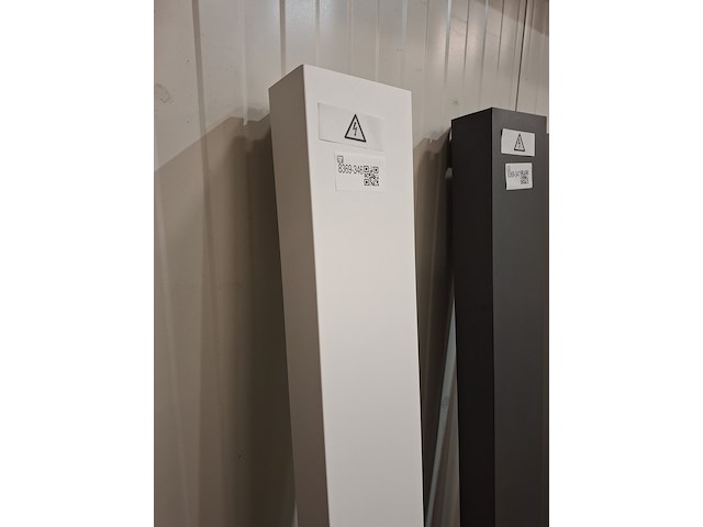 Elektrische designradiator vasco, beams, mat wit - afbeelding 2 van  4