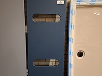 Elektrische designradiator vasco, oni, blue grey ral 7031 - afbeelding 1 van  4