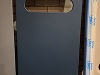 Elektrische designradiator vasco, oni, blue grey ral 7031 - afbeelding 2 van  4