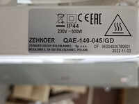 Elektrische designradiator zehnder, quaro, mat wit - afbeelding 4 van  6
