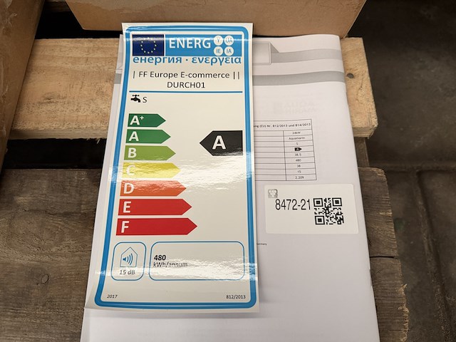 Elektrische doorstroomboiler aquamarin, durch01 - afbeelding 3 van  4