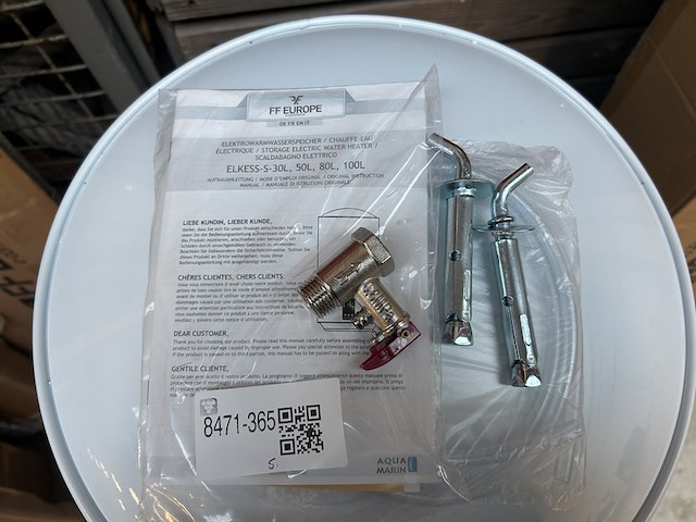 Elektrische doorstroomboiler aquamarin - afbeelding 4 van  5