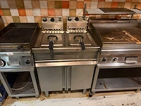 Elektrische dubbele friteuse