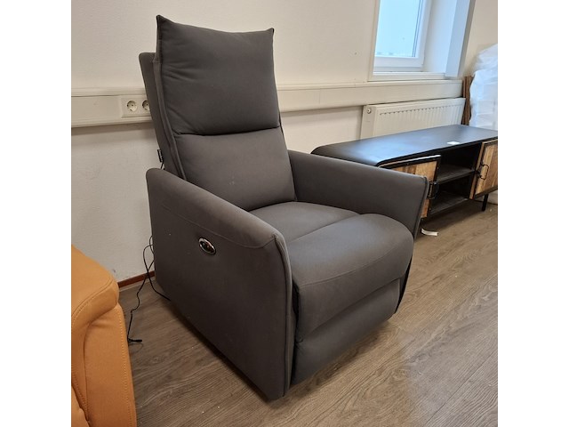 Elektrische fauteuil antraciet - afbeelding 1 van  7