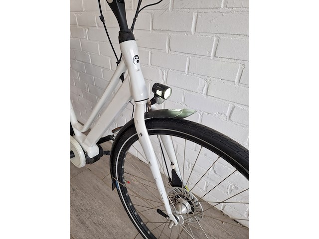 Elektrische fiets, batavus , cura, wit, 2021 - afbeelding 5 van  9